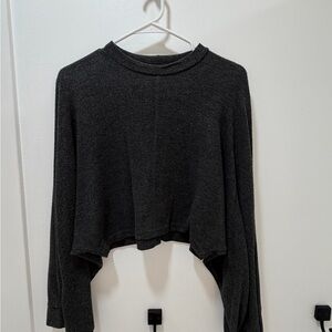 Rue21 Dark Gray Crop Top